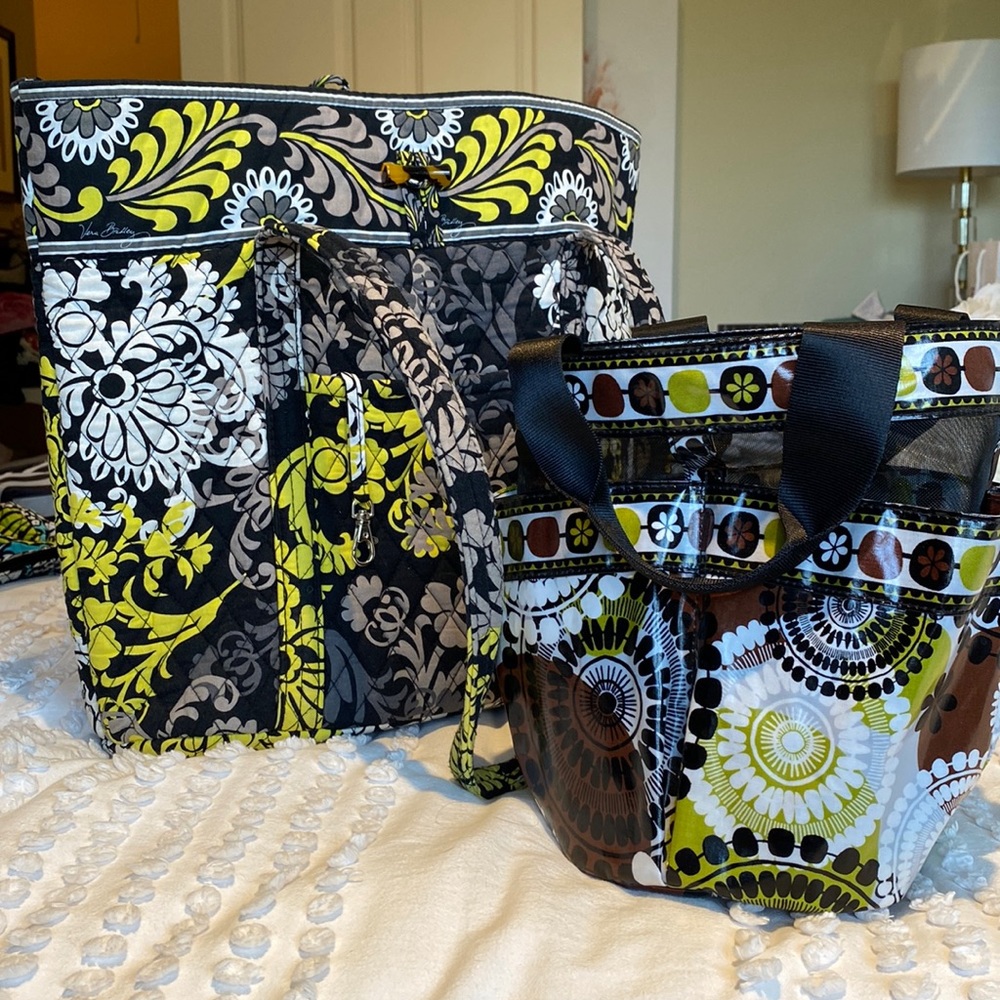 Vera Bradley Tote and Shower Caddy